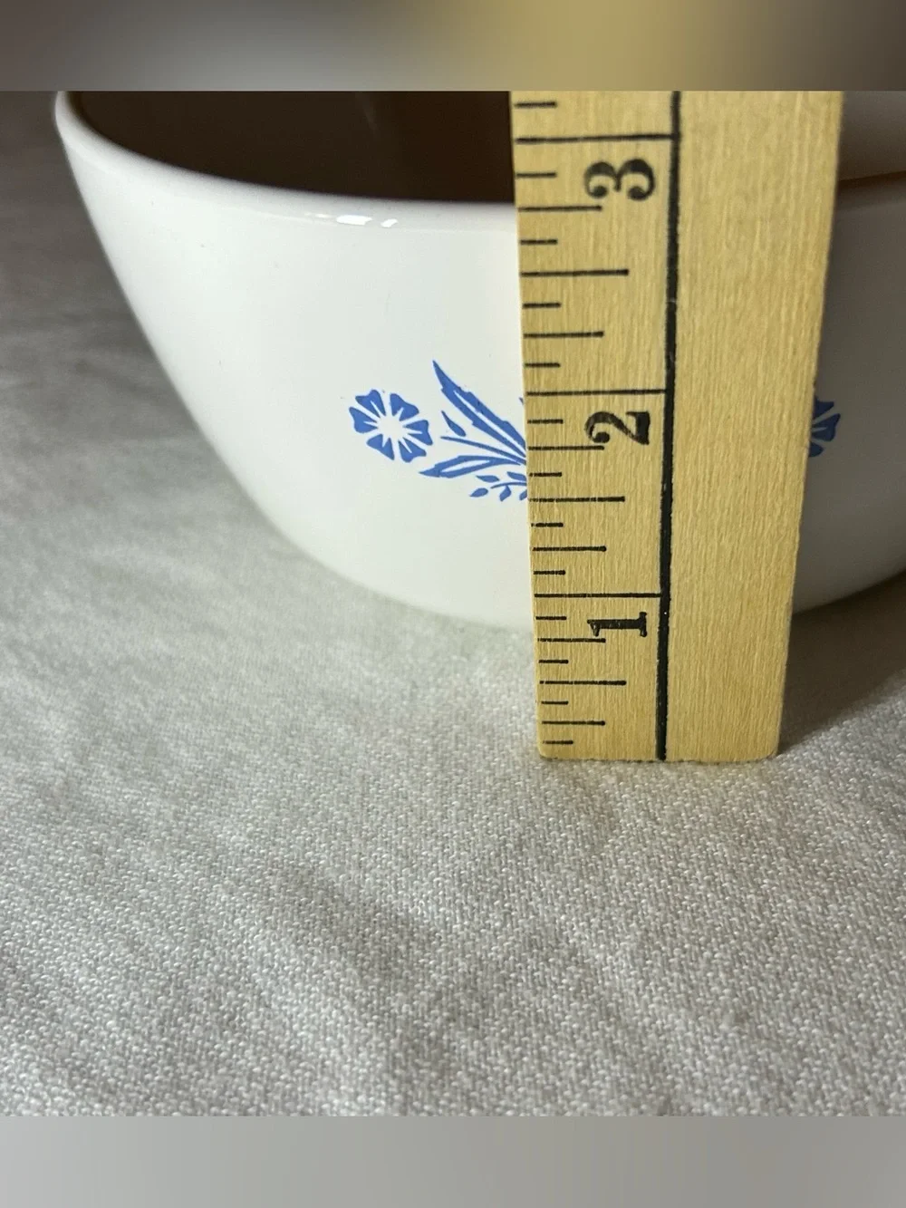 2 Corning Ware Blue Cornflower Ceramic Cooking Skillets 6 1/2” & 1-1/2 Pint